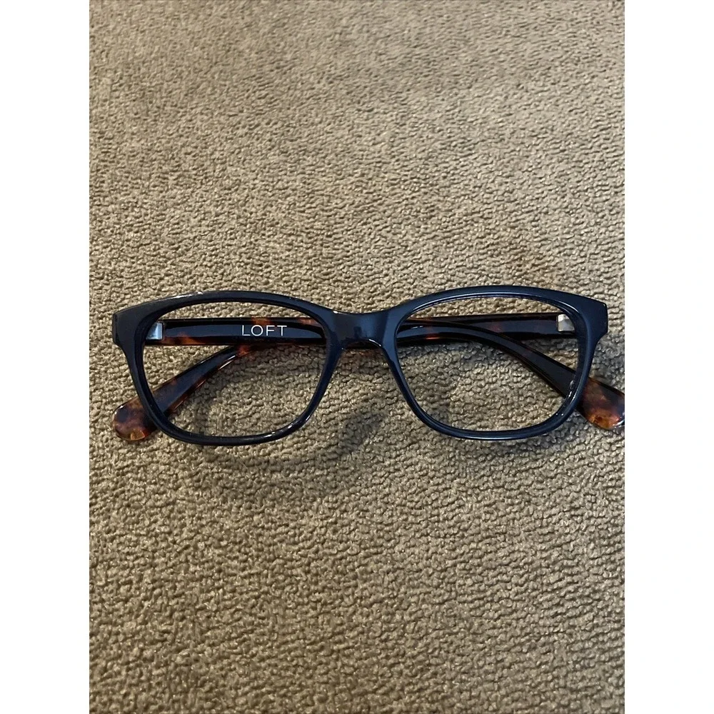Ann Taylor Loft Blue/Brown Eyeglasses Frames (TD)
